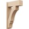 Ekena Millwork 7 1/2-in W x 20-in D x 32-in H Balboa Block Rough Cedar Woodgrain TimberThane Outlooker, Primed Tan OUTUR075X20X32BOA44RCPR - alternate 1